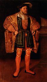 Portrait of the count palatine Ottheinrich, duke of new castle (1502-1559) from Meister (Unbekannter deutscher)