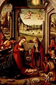 The birth Christi. from Meister von Játiva, spanisch