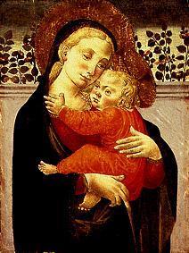 Madonna with child.