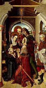 The adoration of the St. three kings from Meister von Sisla, Spanien