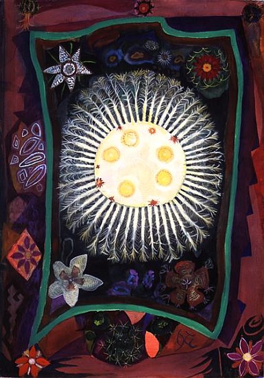 Homage to Echincactus, 1999 (w/c on paper)  from Michael  Chase