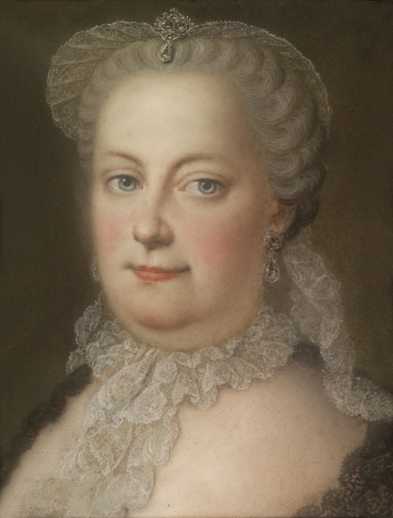 Portrait of Empress Maria Theresia of Austria (1717-1780) from Michael Christoph Hagelgans