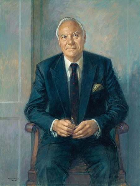 Portrait of Sir Christopher Benson, seated from Michael Noakes