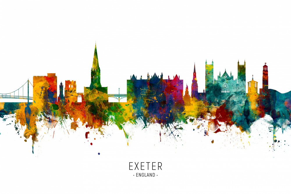 Exeter England Skyline from Michael Tompsett