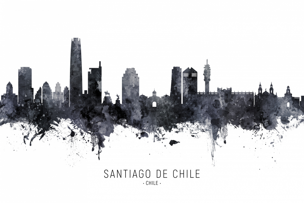 Santiago de Chile Skyline from Michael Tompsett