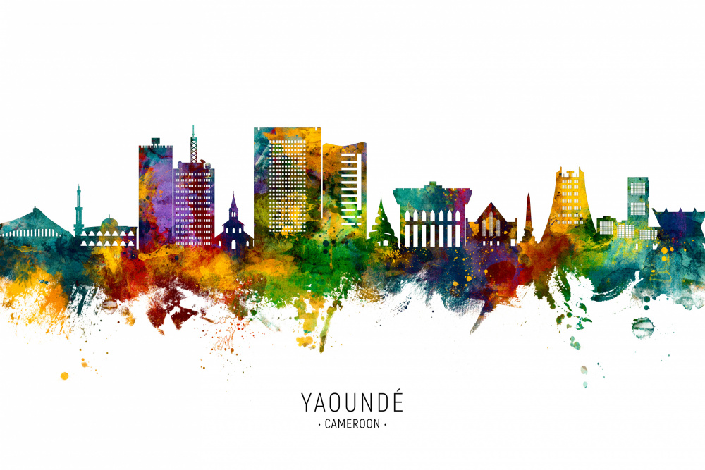 Yaoundé Cameroon Skyline from Michael Tompsett