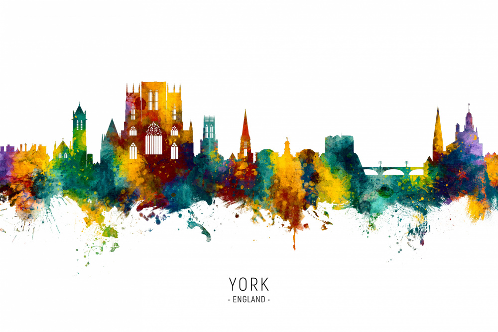 York England Skyline from Michael Tompsett
