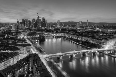 Frankfurt schwarz-weiß