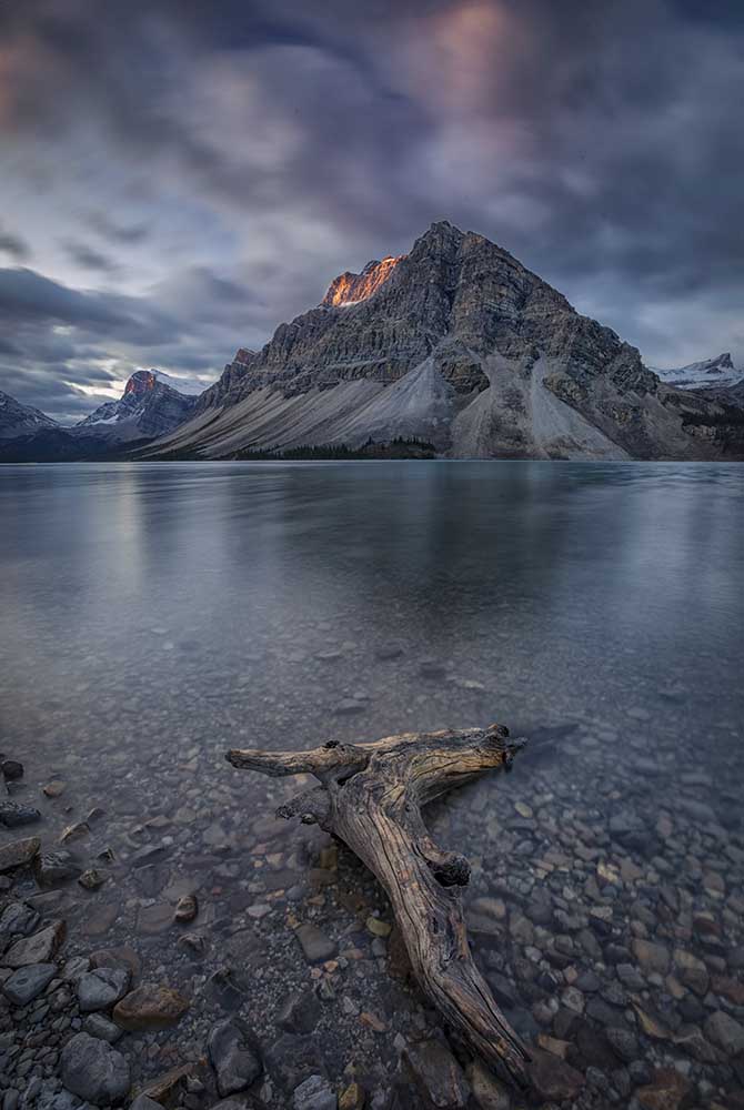 A Cloudy Day in Bow Lake from Michael Zheng