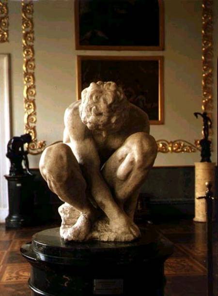 Crouching Boy, sculpture from Michelangelo Buonarroti