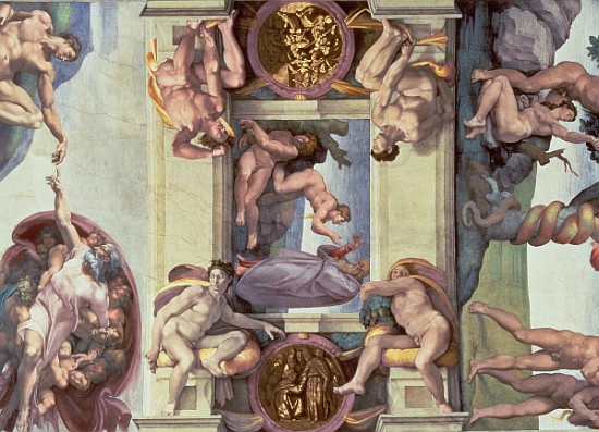 Sistine Chapel Ceiling (1508-12): The Creation of Eve from Michelangelo Buonarroti