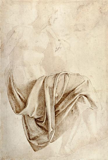 Inv. 1887-5-2-118 Recto (W.10) Study of drapery