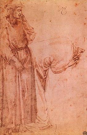Two figures to Giotto