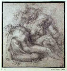 Figures Study for the Lamentation Over the Dead Christ