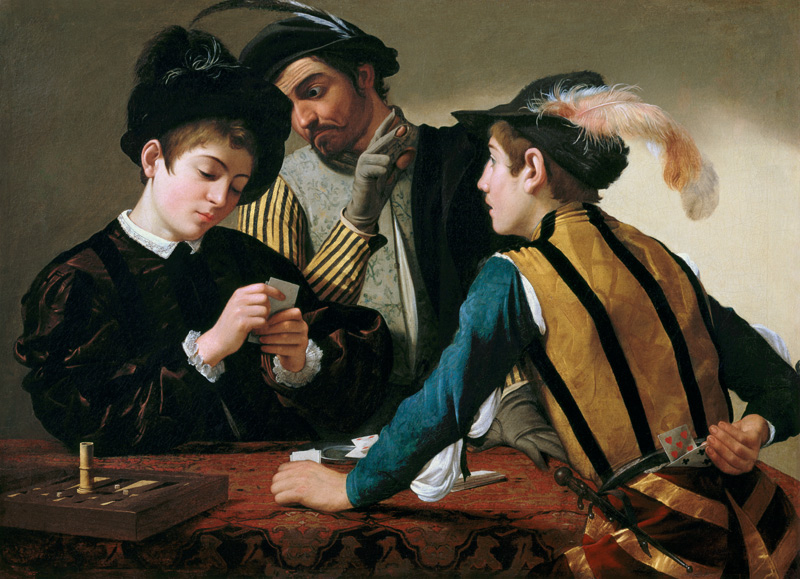 The cheaters from Michelangelo Caravaggio