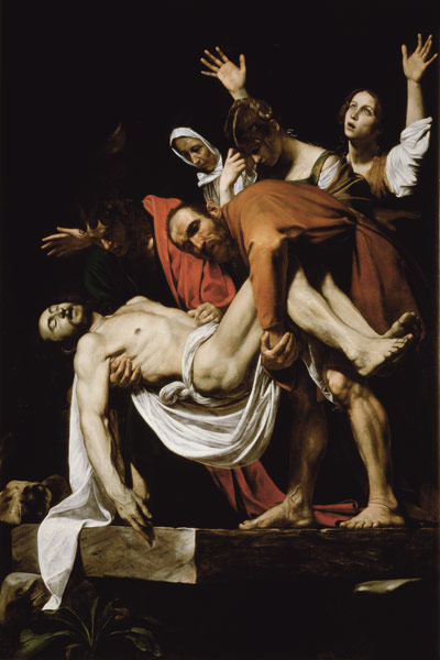 The Entombment of Christ from Michelangelo Caravaggio