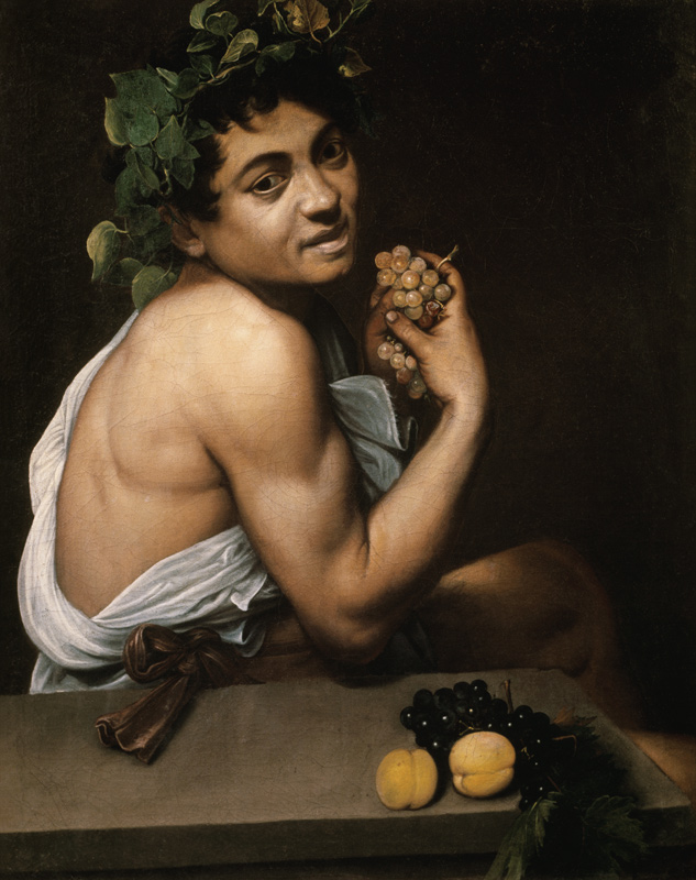 Sick Bacchus from Michelangelo Caravaggio