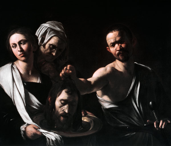 Salome Receives the Head of Saint John the Baptist from Michelangelo Caravaggio