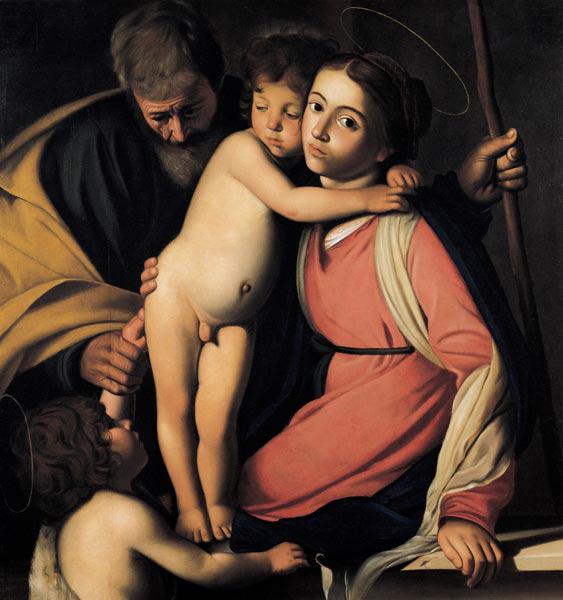 The Holy Family with John the Baptist as a Boy