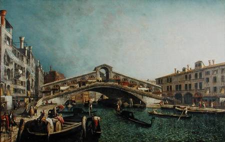 The Rialto Bridge, Venice from Michele Marieschi