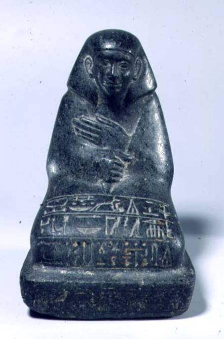 Seated figure of Senpu from Middle Kingdom Egyptian