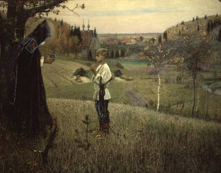 The Vision of the Young Bartholomew from Mikhail Vasilievich Nesterov