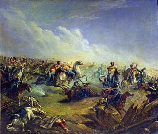 The Guard hussars attacking near Warsaw on August 26th, 1831 from Mikhail Yuryevich Lermontov