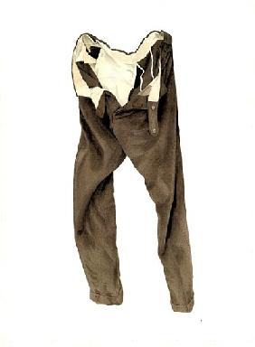 Brown Corduroy Trousers (Michael) 2003 (w/c on paper) 