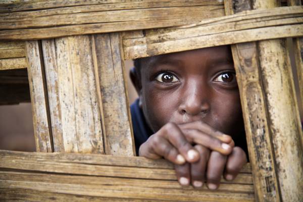 Porträt Kind in Äthiopien, Afrika from Miro May