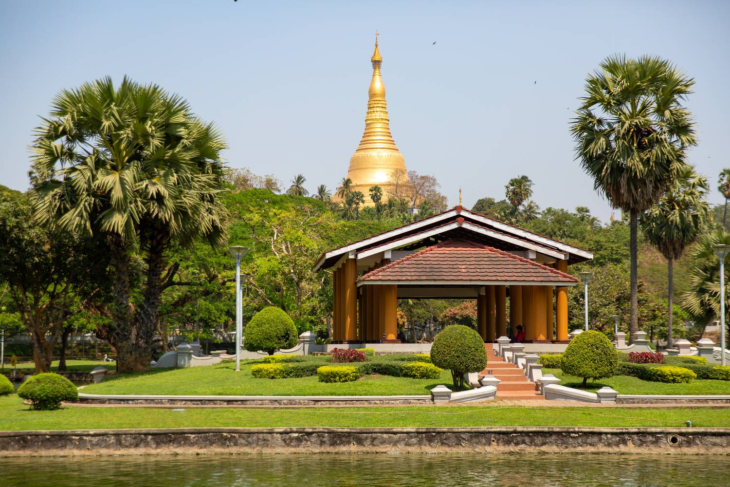 Shwedagon Pagode in Yangon (Rangun) Myanmar (Burma) from Miro May