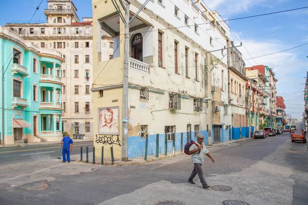Street in Havana, Cuba, People in Havanna, Kuba from Miro May