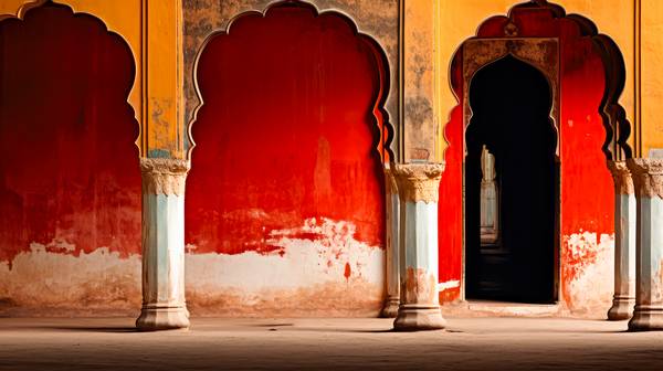 Tempel in Indien. Architektur und Farben  from Miro May