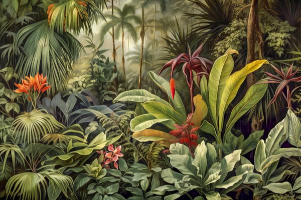 Tropische Pflanzen, Tropischer Regenwald, Traumhafte Natur, Floral, Wald from Miro May