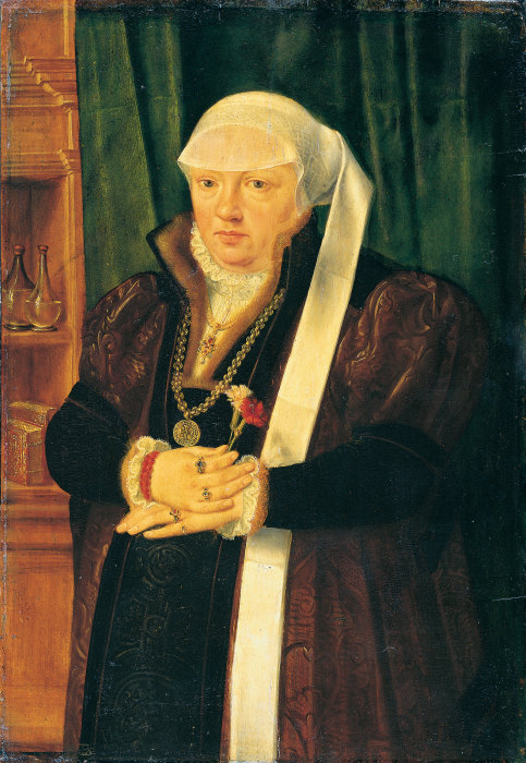 Portrait of Elisabeth von Fichard, née Grünberg from Mittelrheinischer Meister der zweiten Hälfte des 16. Jahrhunderts