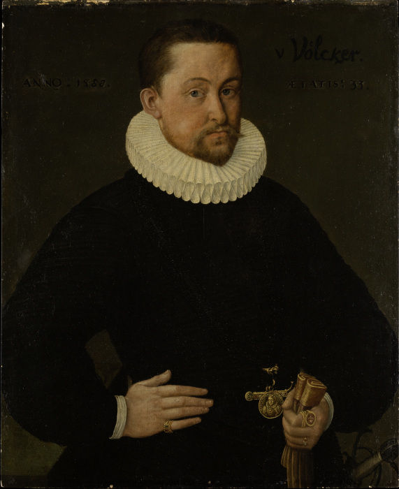 Portrait of Johann Philipp Völker from Mittelrheinischer Meister von 1588