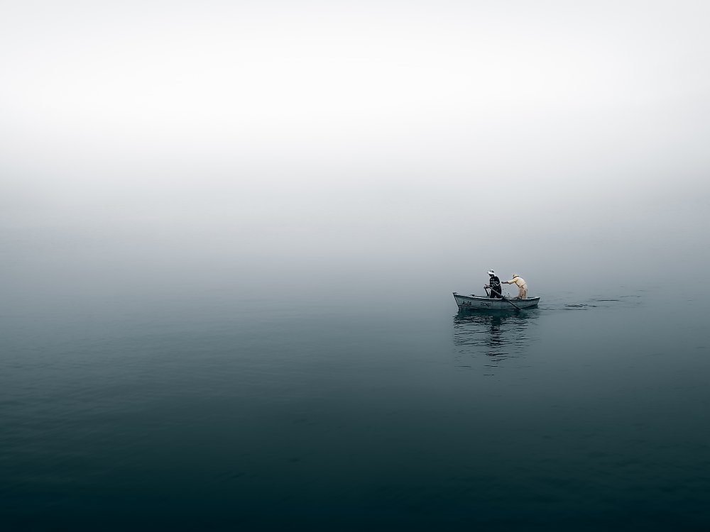 The calm of the sea and the captain. from Moataz Mahmoud