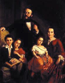 Portrait of a distinguished family from Mór Than