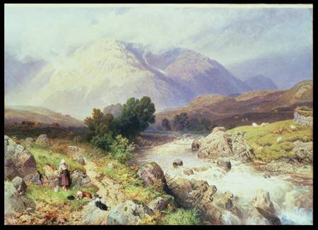 The Highlands, near Argyle from Myles Birket Foster