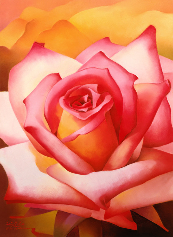 The Rose, 1999 (oil on canvas)  from Myung-Bo  Sim