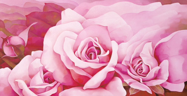 The Roses, 2003 (oil on canvas)  from Myung-Bo  Sim