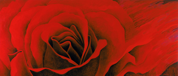 The Rose, in the Festival of Light, 1995 (acrylic on canvas)  from Myung-Bo  Sim