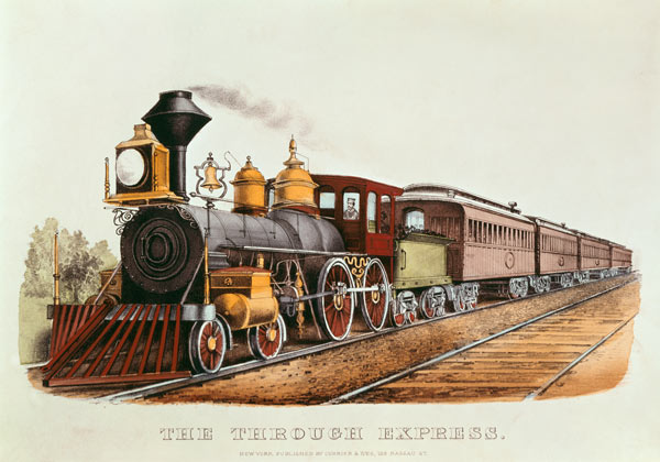 The Through Express from N. Currier