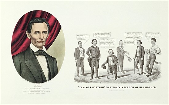 Hon. Abraham Lincoln, 16th President of the United States from N. Currier