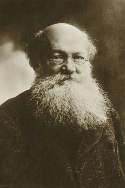Portrait of Count Peter (Pyotr) Alexeyevich Kropotkin (1842-1921) from Nadar