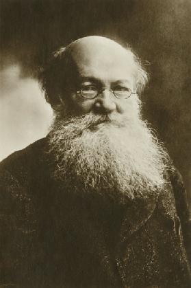 Portrait of Count Peter (Pyotr) Alexeyevich Kropotkin (1842-1921)