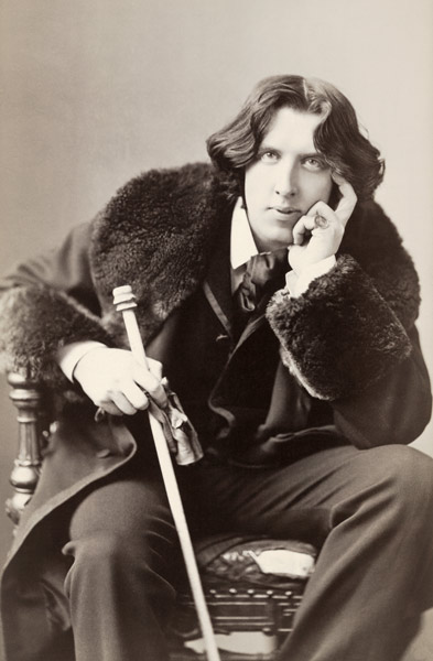 Oscar Wilde (b/w photo)  from Napoleon Sarony