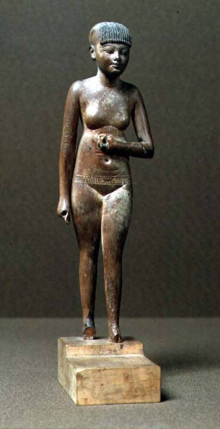 Statue of a young servant girl from New Kingdom Egyptian