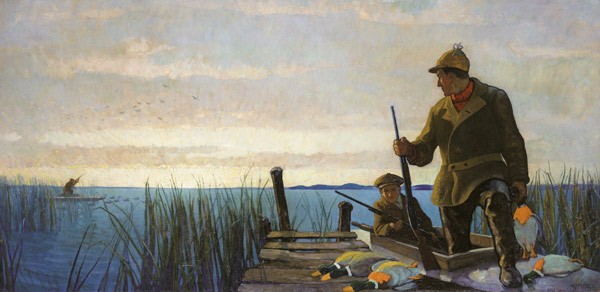 Die Entenjagd from Newell Convers Wyeth