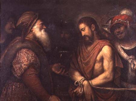 Christ before Caiaphas from Niccolo Frangipane