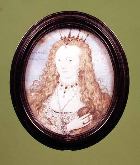 Elizabeth Stanley, Countess of Huntingdon from Nicholas Hilliard